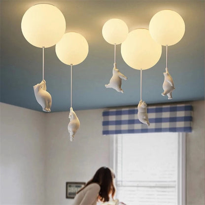 Cartoon Bear Ceiling Chandelier